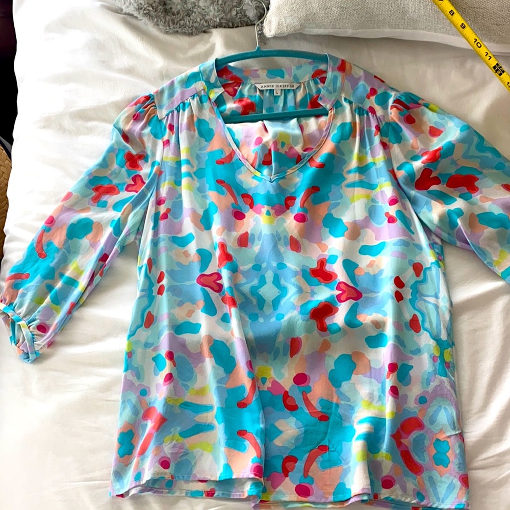#silk blouse by Annie Griffin #boutique